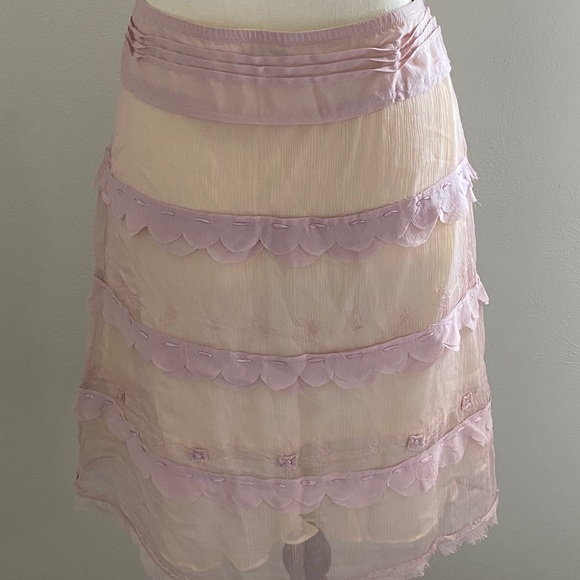 HANDMADE Elite Max Studio silk skirt!!! - Picture 4 of 4